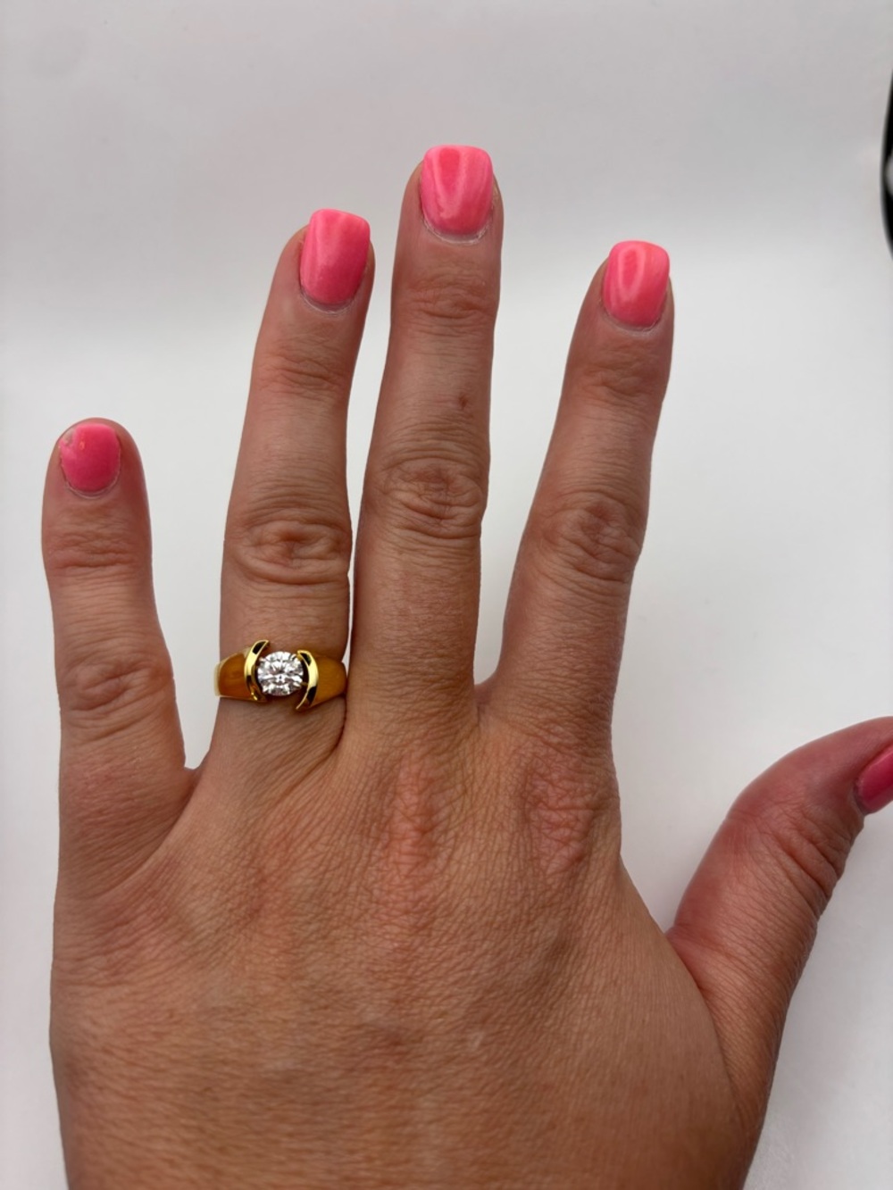 Diamond Solitaire Ring in 14k Gold - Women's Jewelry